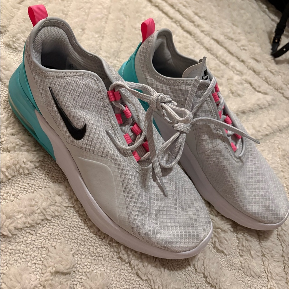 Nike Women's gray, pink and Teal Athletic Shoes